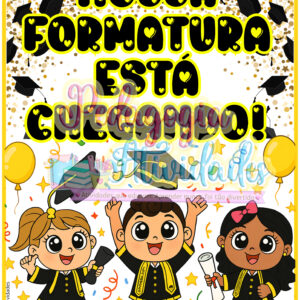 Cartaz para Chamada de Formatura