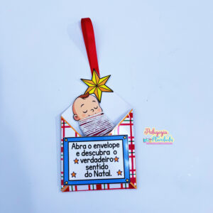 Lembrancinha de Natal - Envelope