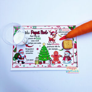 Bandeja de Natal para o Papai Noel