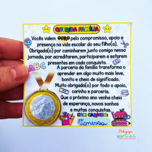 Cartão para Família de Final de Ano