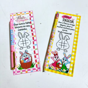 Cartão lápis de Páscoa