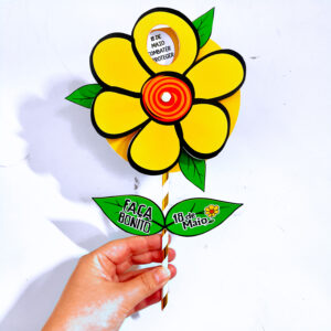 Flor Giratória do Maio Laranja