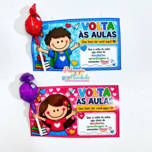 Cartão Volta às Aulas