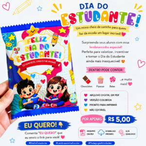 Saquinho Dia do Estudante