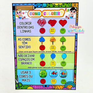 CARTAZ - Como Colorir?