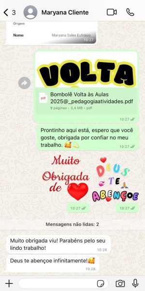 Pedagogia atividades Depoimentos